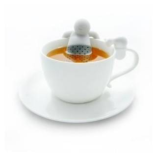 Забавна чаена цедка Mr.Tea от силикон