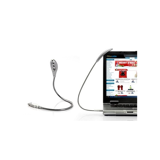 Мултифункционална USB лампа за лаптоп - гъвкава и преносима