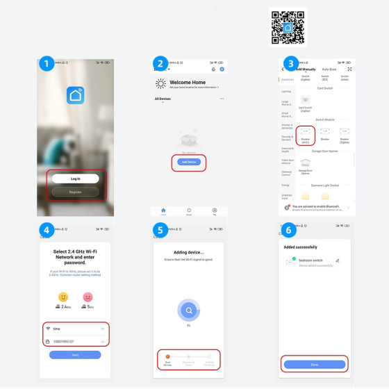 Компактен WiFi смарт модул за управление на осветление и ел. уреди