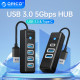 Качествен 4-портов USB HUB 3.0 със скорост 5Gbps