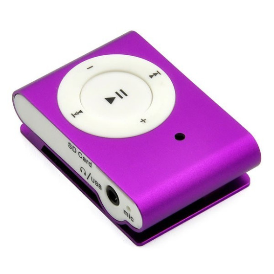 Компактен MP3 плейър модел 2 с множество цветове