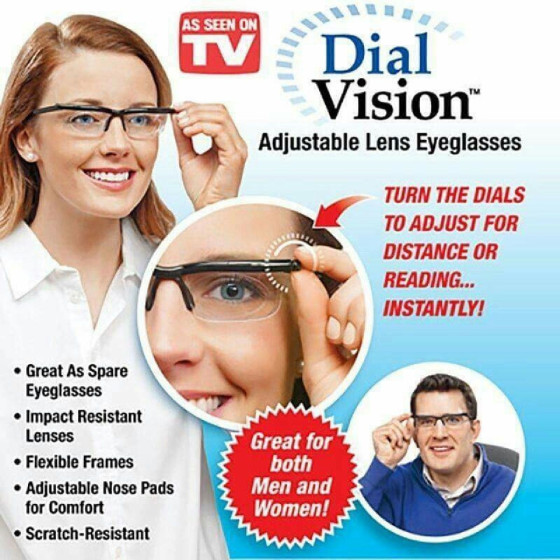 Универсални саморегулиращи се диоптрични очила Dial Vision | Купете сега