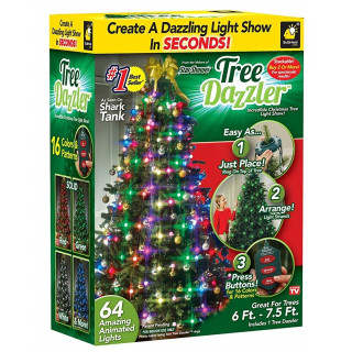 Коледни лампички Tree Dazzler със 64 LED светлини - Купи сега