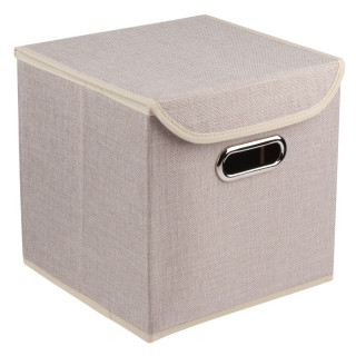 Купете практична кутия за съхранение с капак 25x25x25 см