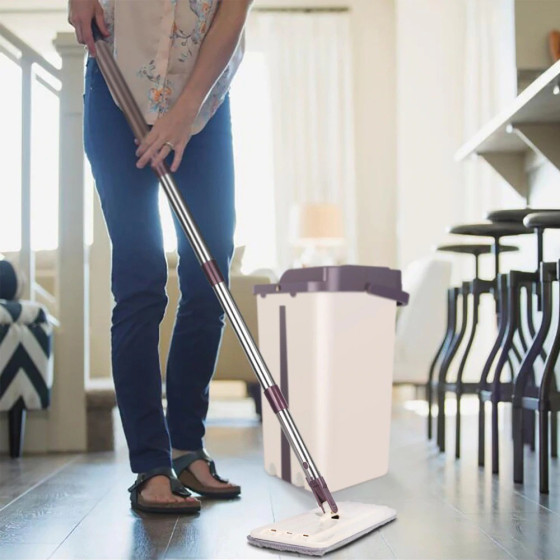 Купете универсален моп с кофа за отцеждане – онлайн